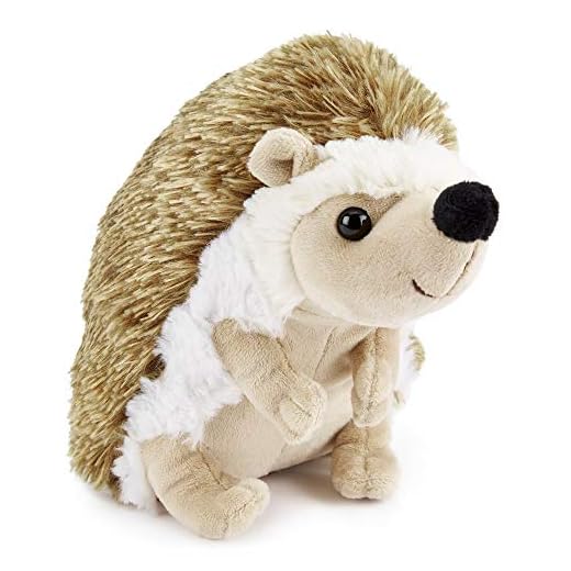 Zappi Co Peluche de Erizo Suave para niños de (25cm) Peluches Bebe Suave y Seguro, Sentirse Cómodo Juguete Mejor Regalo para Niños, Parejas, Chicos, Mascotas, Navidad