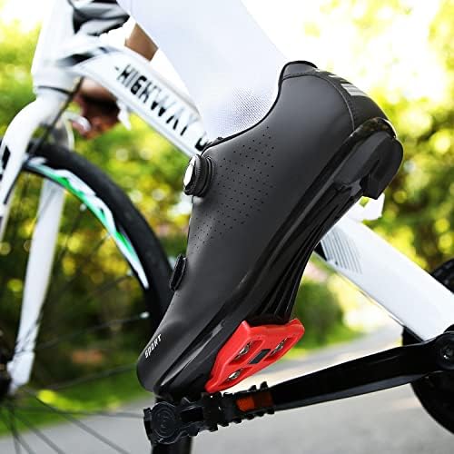 Amazon | [SEROUNY] サイクル spd シューズ ング ロードバイクシューズ