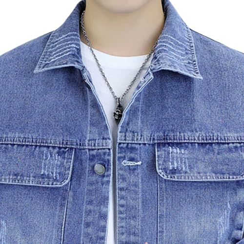 Chaqueta de mezclilla para hombre DGHM-JLMY miniatura 2