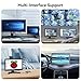 Miktver 10.1 inch Monitor, 1024x600 LCD IPS Monitor 10 inch Security CCTV Display with HDMI, VGA, BNC, RCA Interfaces for Home, Office, Warehouse Surveillance