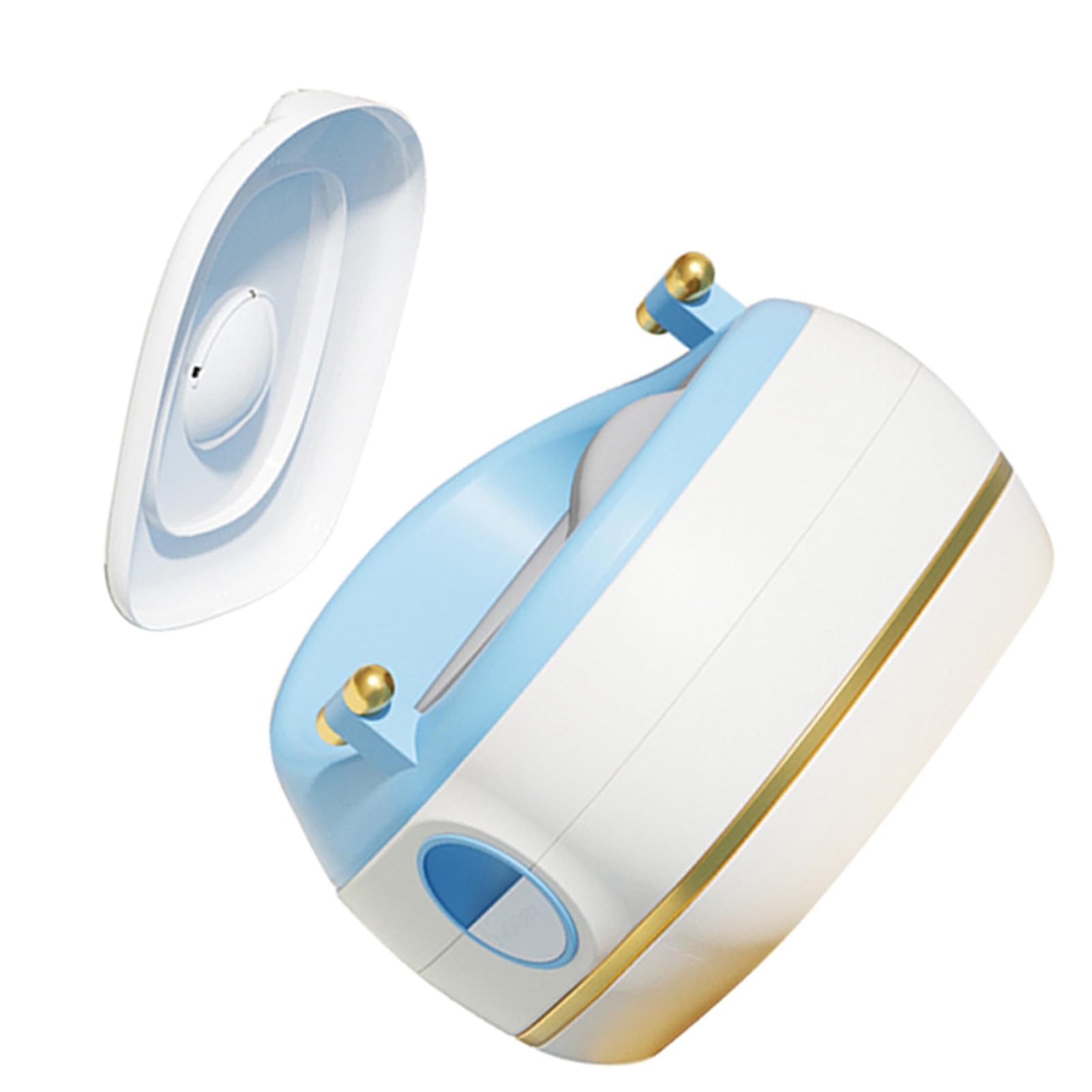 Toilette per bambini vasino per bambini 3 in 1 Vasino multifunzionale antiscivolo con poggiapiedi per ragazzi e ragazze Toilette per neonati in plastica PVC salvaspazio (PVC blu)