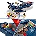 Lego 76281 Marvel X-Jet X-Men Toy Plane Fighter Construction with Superhero Minifigures Wolverine, Magneto, Cyclops and Rogue, Gift for Boys and Girls Ages 8+