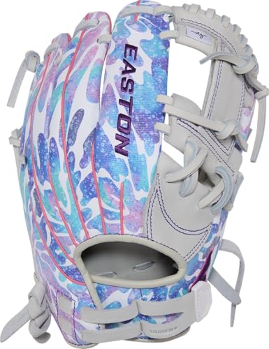 Easton | Elite Series Fastpitch Softball Glove | Morgan Stuart Model | 11.5" | RHT | Pro I Web | White/Tie Dye - image 4