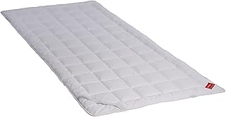 HEFEL KlimaControl Fair Tencel - Cubrecolchón (500 g/m², 180 x 200 cm), color blanco
