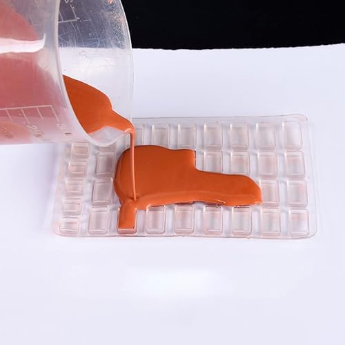 Miniatura 8 de EXCEART 1 juego de moldes de silicona en miniatura de ladrillo a escala 1 12, kit de herramientas para hacer ladrillos rojos, kit de manualidades