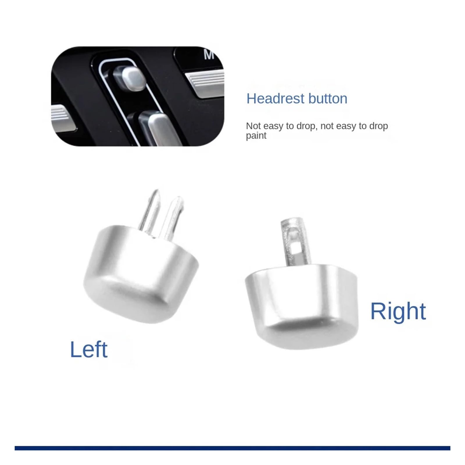 Przycisk pamięci siedzenia Pasuje do Benz klasy S W221 S300 350 400L pokrętło regulacji zagłówka tylnego siedzenia 1 sztuka(Armrest box buttons1)
