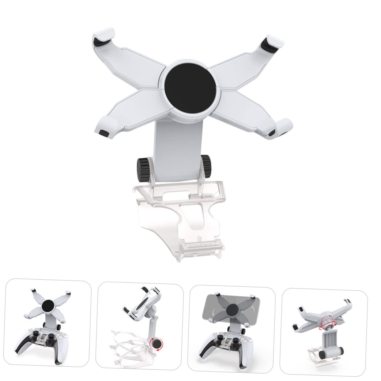 DOITOOL 2piezas Soporte Para Controlador De Inalámbrico y Teléfono Móvil Compatible Fabricado Duradero Para Ver Videos y Jugar Móvil