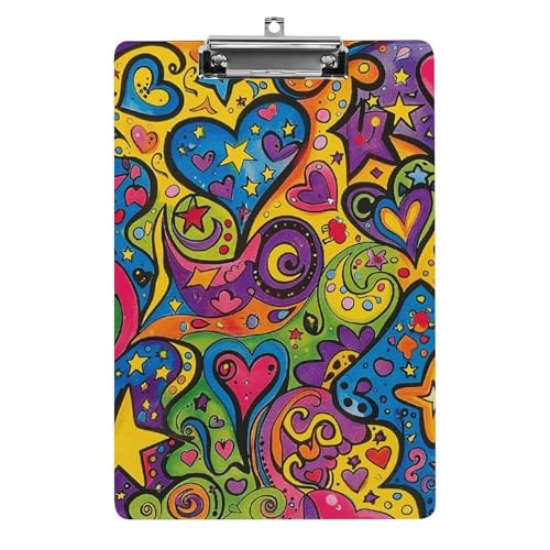 Porte-bloc en acrylique A4 haute résistance de 31,8 cm avec pince
