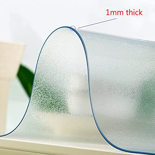 Nappe en plastique mat imperméable et anti-rayures pour votre dîner de famille