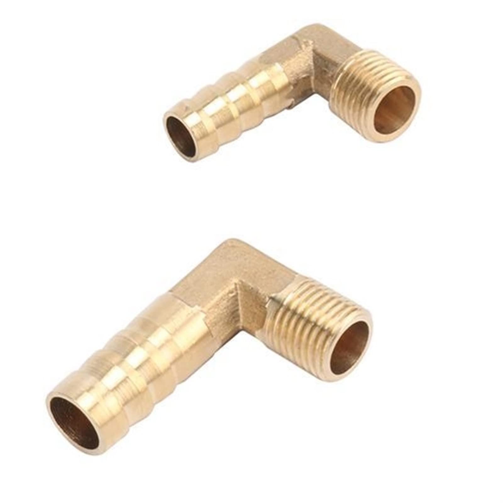 Codo de latón BSP 1/4 a manguera de 8mm para reparación de tuberías de gas y agua