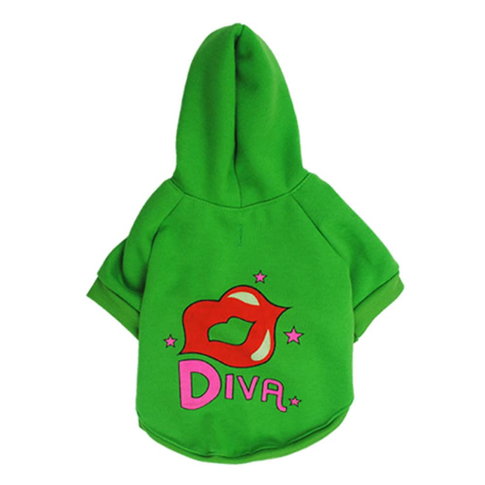 LtuzPet Warm Dog Hoodie Pet Sweatshirt with Hat Cat Overalls Clothes Pet Fleece Clothes