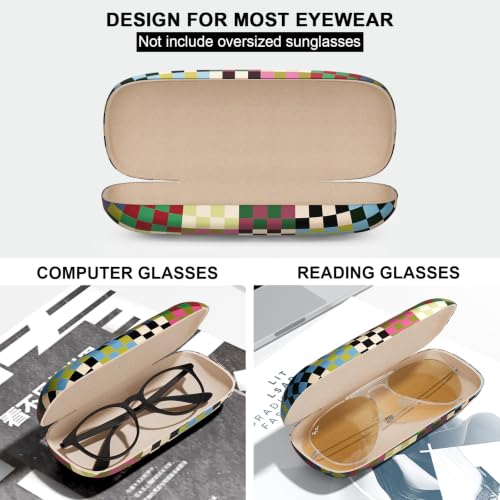 Image of Eyeglasses Case, Hard Shell Protective Case for Glasses, Unisex for Women Men