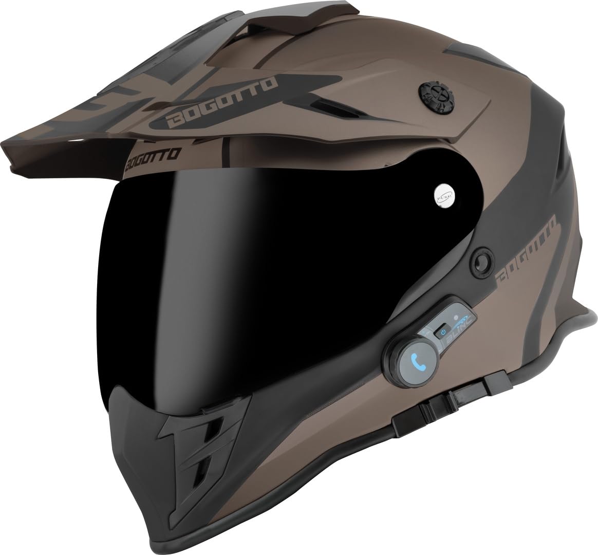 Bogotto H331 BT Tour EVO Bluetooth Enduro Helm + Produktbeschreibung