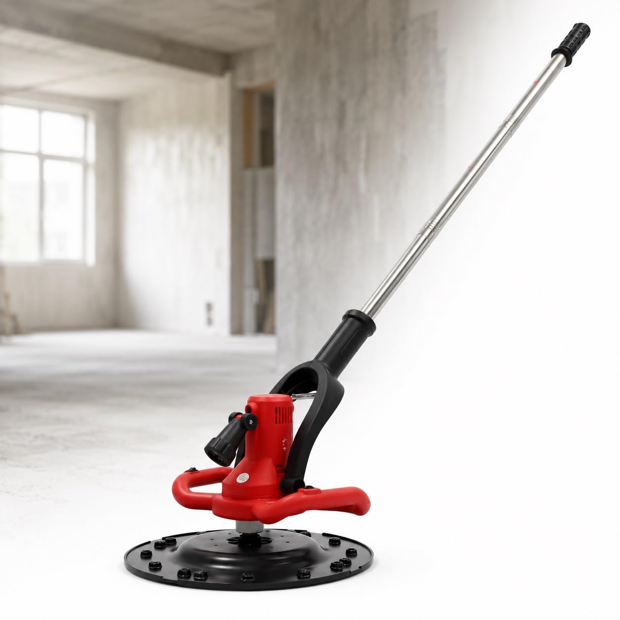 Cdsmwlj Red Electric Concrete Trowel With Mixing Rod 1680W Wall Polishing Tool