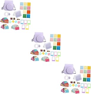 Uonlytech 3 Conjuntos De Acessórios Pacote De Câmera Instantânea Câmeras Fotográficas Instantâneas Acessórios Para Câmeras Retroshot Vintage Câmera Filme Bolsa Para Câmera Mini Kits De