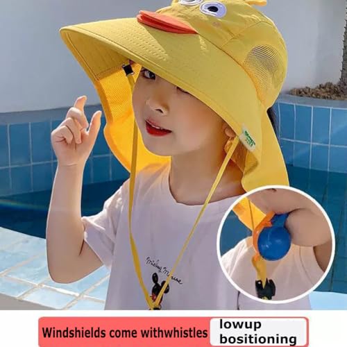 Sombrero de sol para niños alegre con silbato para explorar el verano 7