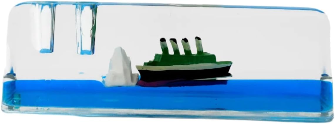 Floating Water Cruiser Ship Ornament - Car Dashboard & Home Decor