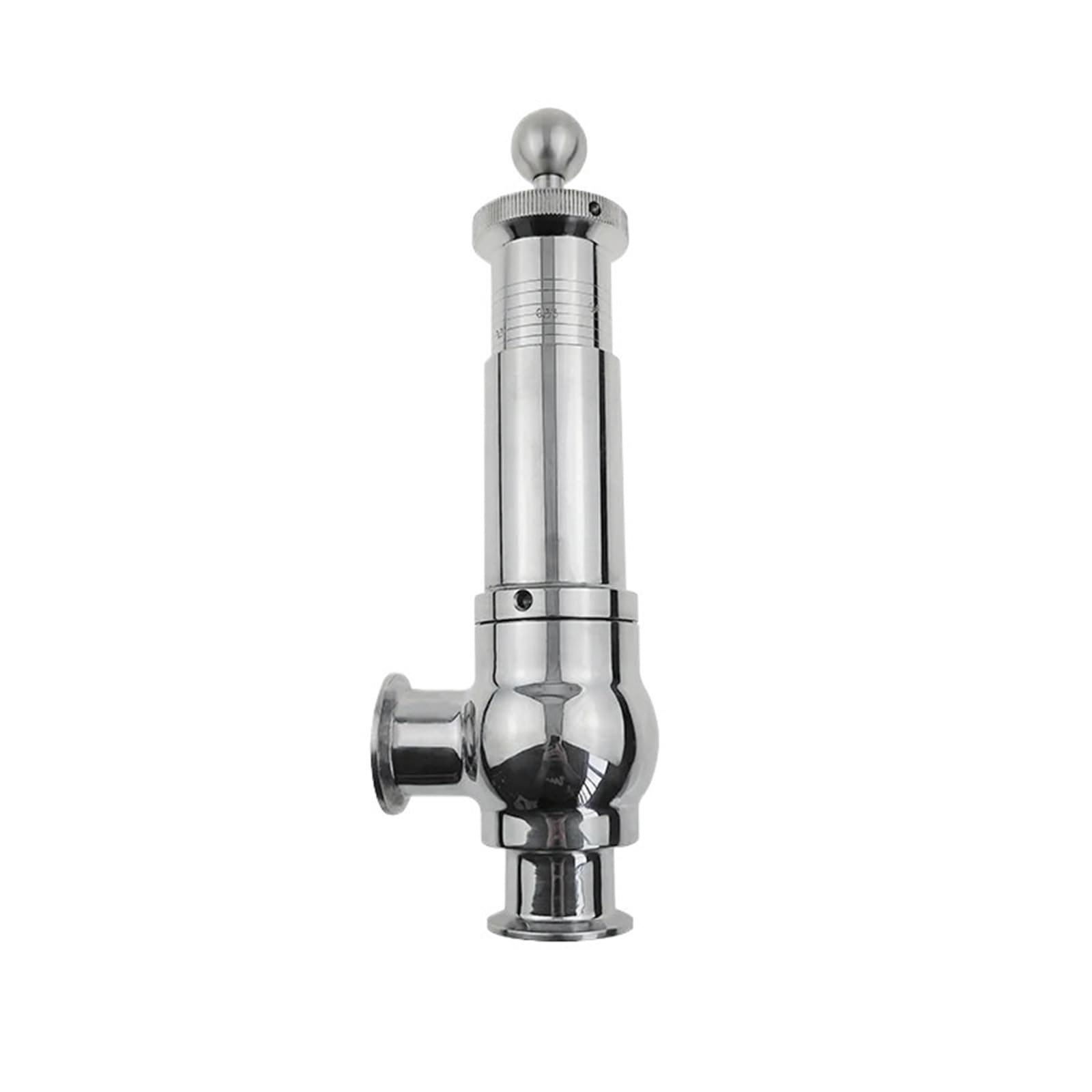 PXQCHAVLN 1.5" Tri Clamp Exhaust Valve with Scale