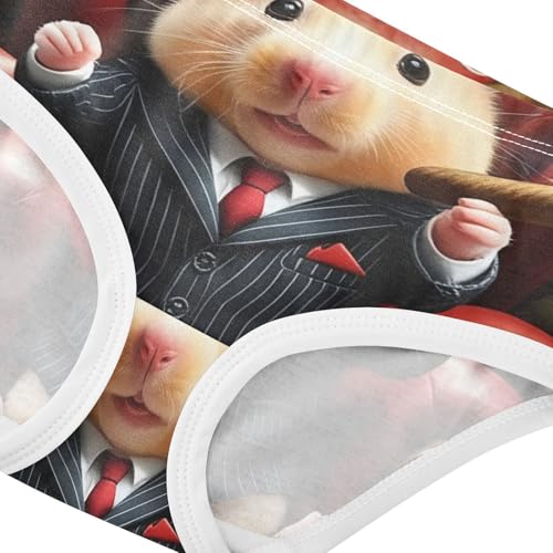 Cute Hamster Funny Animal Toddler Underwear Custom 2t Cotton Little Girl Panties Animals Kids Briefs Undies4