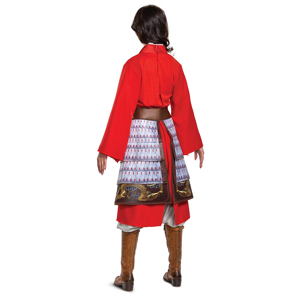Mulan Deluxe Hero - Costume da donna rosso