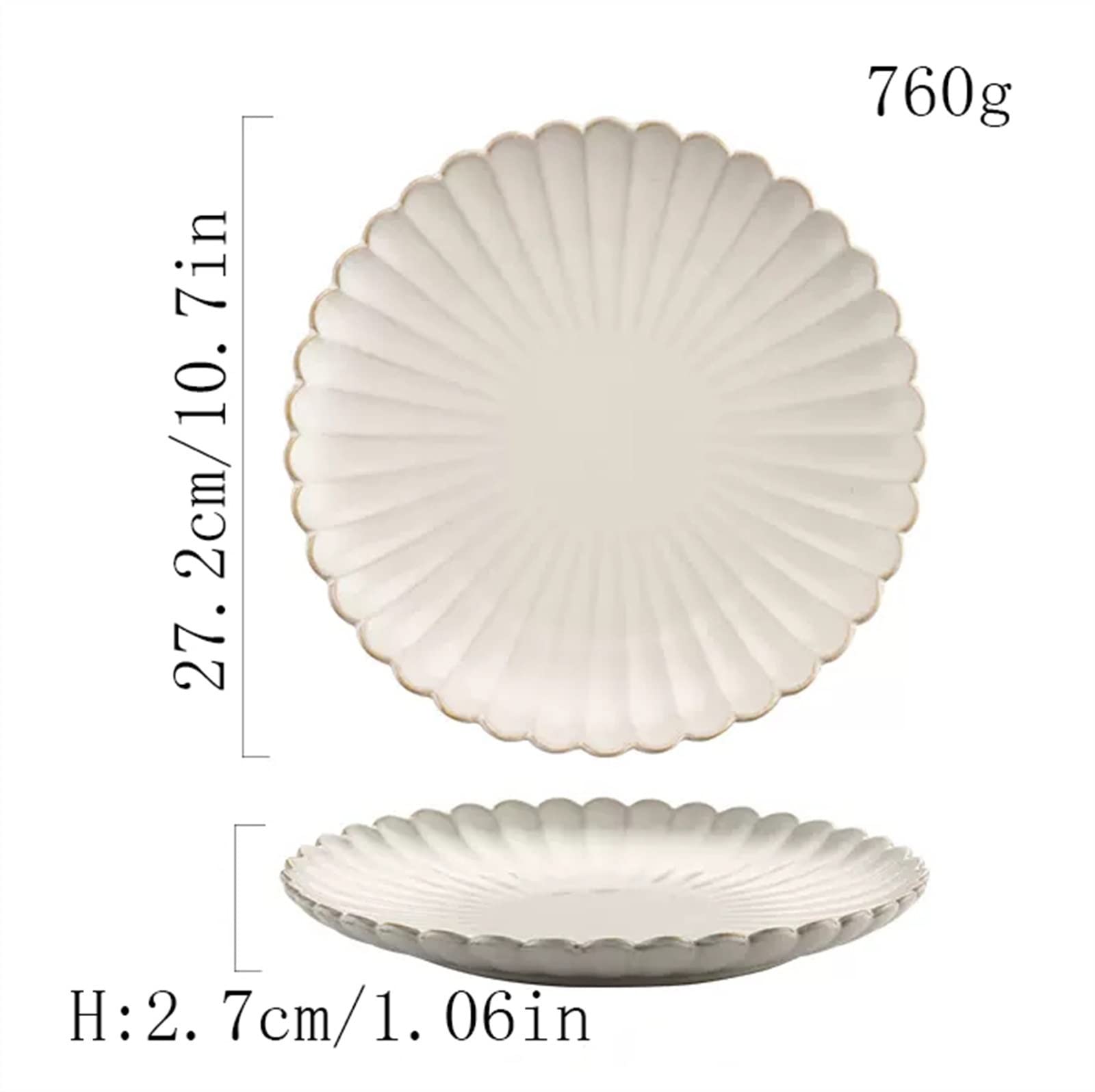 Pastaschalen Speiseteller Keramikteller Haushalt Weißes Geschirr Restaurant Küche Runder Speiseteller Abendessen Salat Dessertteller Einfarbig Deep Dish Teller Flacher Teller Essteller(B,002)