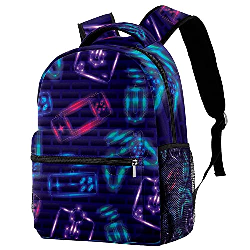 Sac à dos de voyage jeux vidéo avec porte-bouteille ergonomique