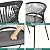 YITAHOME 7 Piece Patio Dining Set, Stackable Chairs with Comfortable Cushions, 59" Rectangle Tables with Metal Frame and Faux Wood Tabletop for Patio Balcony Porch Poolside Lawn Garden, Black