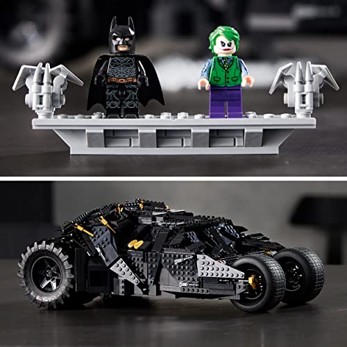 DC Batman Batmobile Tumbler, Modellino di Auto da Costruire, Kit Modellismo Adulti, Iconica Macchina della Trilogia del Cavaliere Oscuro, Idea Regalo per Uomo o Donna da Collezione 76240 - Lego - Immagine 4