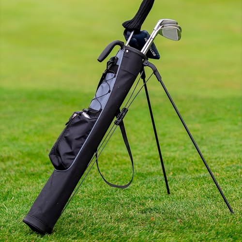 Miniatura 5 de Longridge 4 Bolsa De Pie De Golf Pitch Putt - Negra
