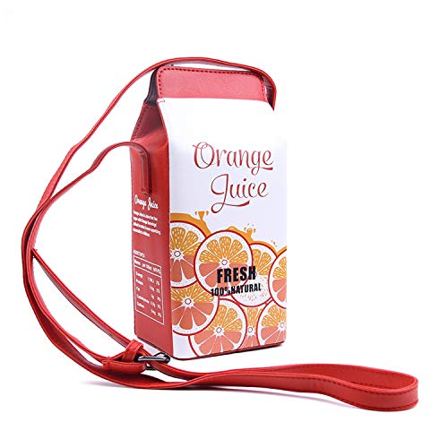 Sac à main à bandoulière pour femme motif fruits fraise et banane