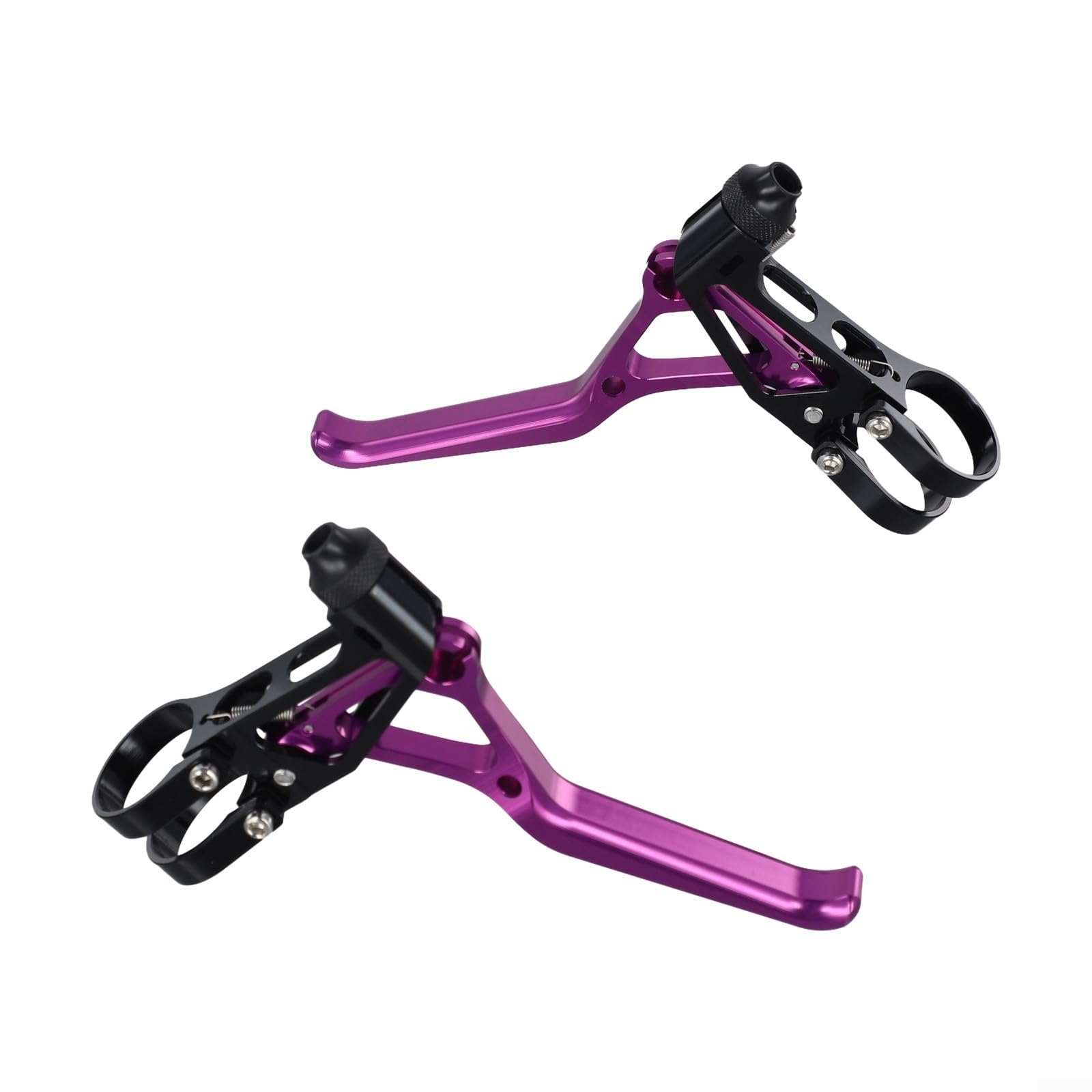 Manijas de freno de bicicleta de aleación de aluminio, diseño ultraligero para bicicletas plegables de carretera, palancas de freno mecanizadas CNC de 22,2 mm de diámetro, paquete de 2 componentes de