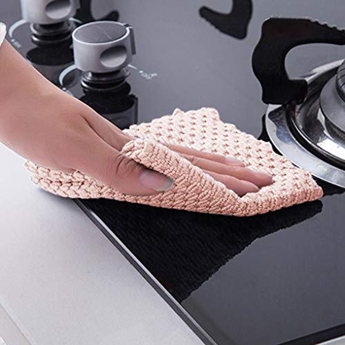 rongweiwang Schoonmaakdoek Thuis Keuken Teller Spoelbak Schotel microfiber reiniging doek Wasdoek Microfiber… - Image 8