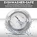Modern Innovations Universal Lid with Tempered Glass Top for Pots & Pans, Fits 8.25, 9, 10, 11, and 12 Inch Cookware - Large Replacement Frying Pan Cover, Cast Iron Skillet Lids - Stainless Steel