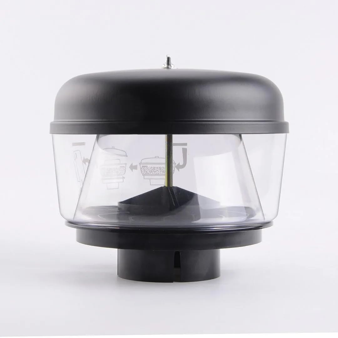 WoodHW 1PC Universal Black Snorkel Head Pre Cleaner Sand Cup Replacement 3.35 inch Inlet