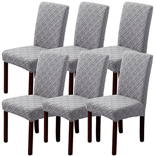 LANSHENG Dining Chair Covers, Stretch Chair Covers for Dining Chairs 6