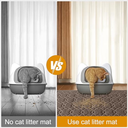 Motsamla Tapete para caixa de areia para gatos, 119 cm x 81 cm, GG, grande, tapete de armadilha, man