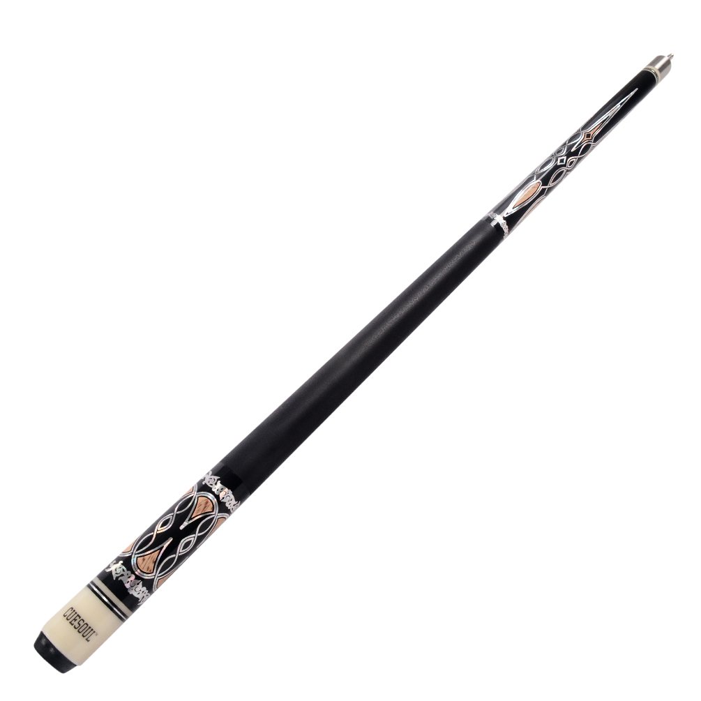CUESOUL 57 Pulgadas Taco de Billar con 13mm Consejos Cue (CSPC027)