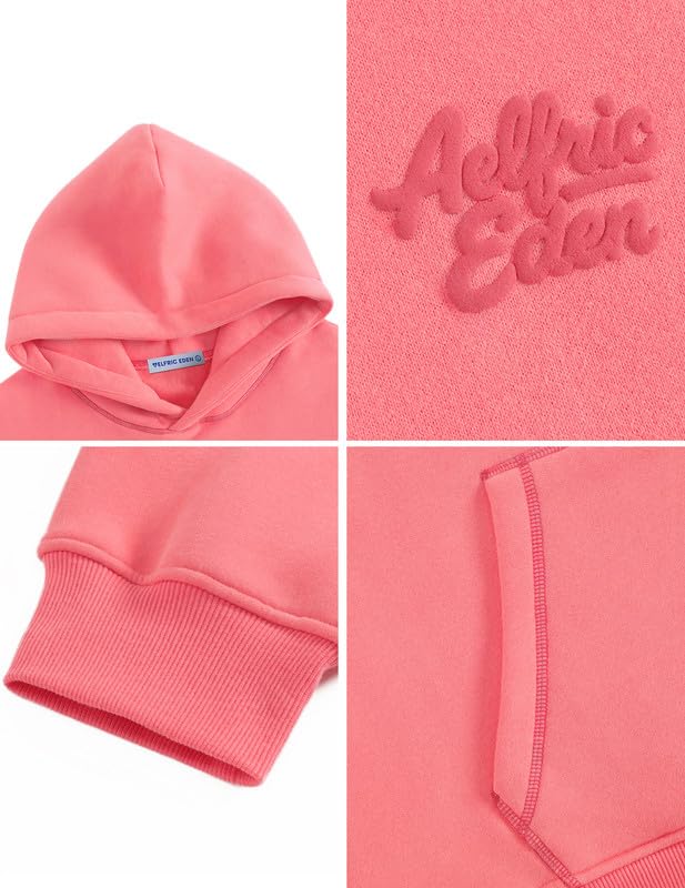 Aelfric Eden Baggy męski dres do joggingu, oversize, damski dres treningowy, basic, unisex, bluza z kapturem, Y2K, strój rekreacyjny, sportowy strój sportowy z szerokimi nogawkami, spodnie do biegania