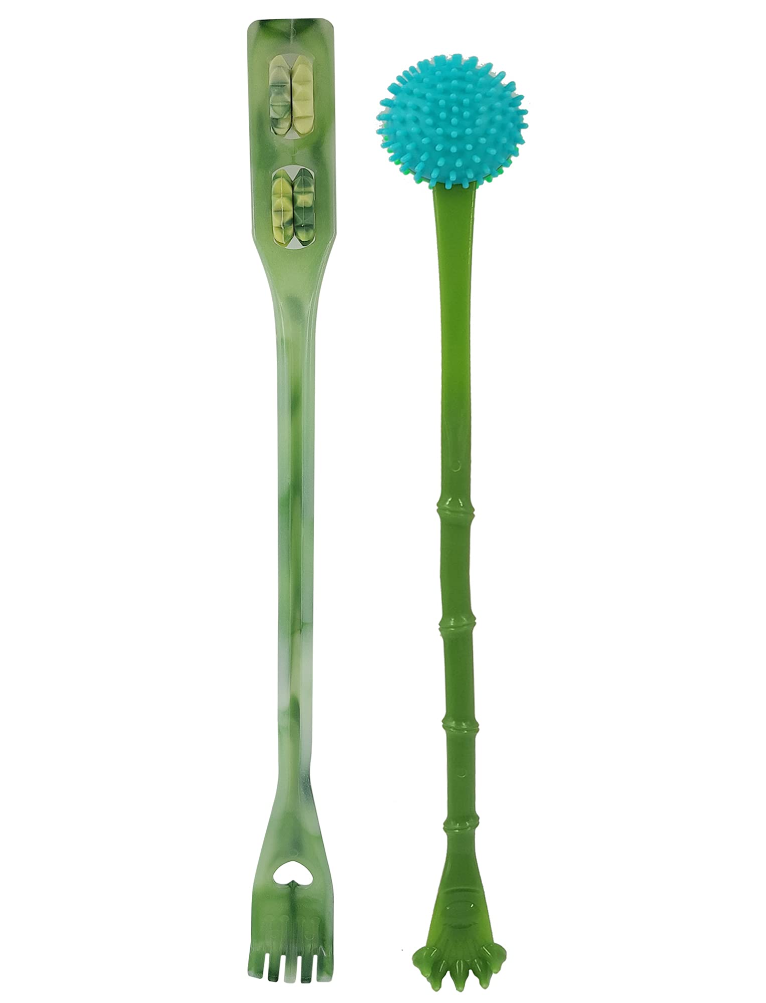 BROLAVIYA 2 Pack 2 in 1 Massage Stick and Back Roller Manually Massage Stick, Roller and knock base massager with Back Scratcher for troublesome itchy spots and relief. (B09CGH6KJZ) Amazon Price History, Amazon Price Tracker