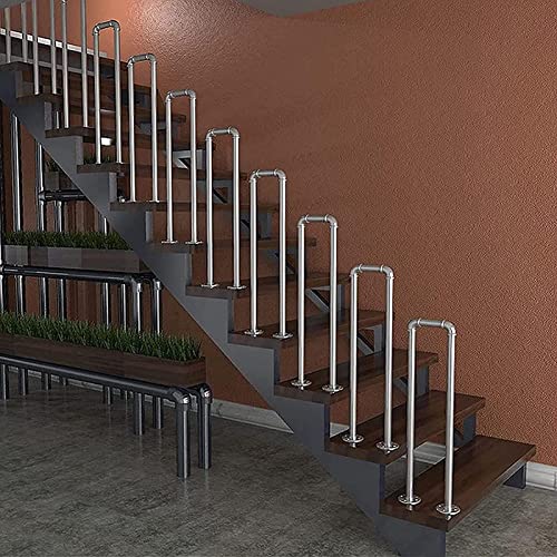 Garde-corps en fer forgé d'escalier extérieur au design architectural - 3