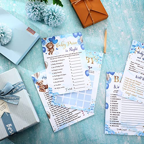 Juegos Osito Baby Shower 125 Pzs 5 Juegos con Lápices miniatura 4