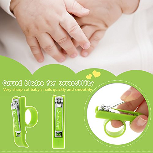 OWSOO Cortador de unhas de bebê de segurança Easy Grip Cortador de unha para recém-nascido infantil