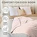 Sunbeam Electric Throw Royal Posh Velvet Heated Blanket, 4 Heat Settings, 4-Hour Auto Shut-Off, Fast Heating, Lush, Silky, and Ultra Comfy, Ribbed Champagne Color, 50