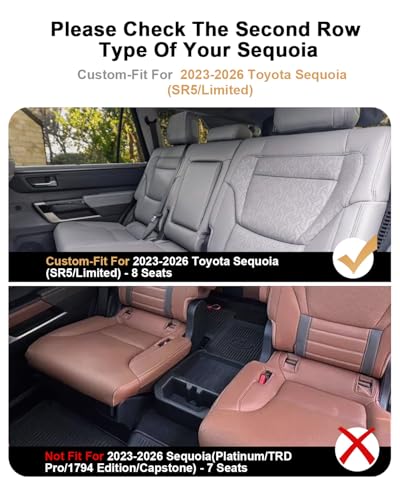 Set de 5 portavasos para Toyota Sequoia 2023-2026 miniatura 2