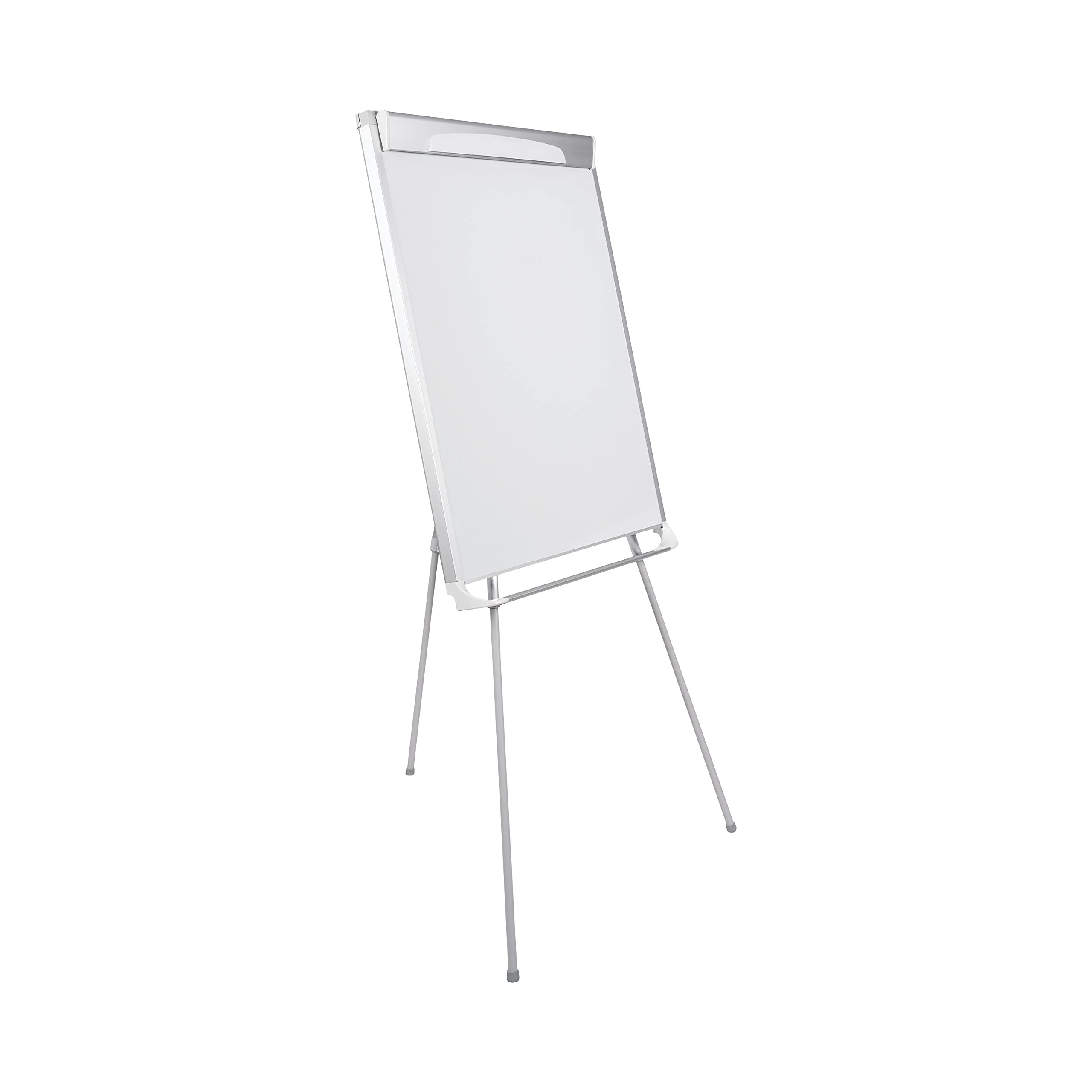Bi-Office Mastervision Pizarra Magnética con Caballete trípode, marco blanco, pizarra euro 70 x 100 cm