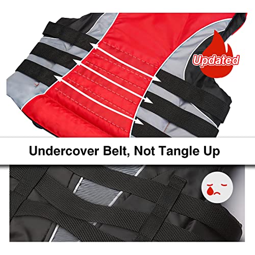 Image of Leader Accessories Adult Universal USCG Approved Life Jacket Vest Boat Vest