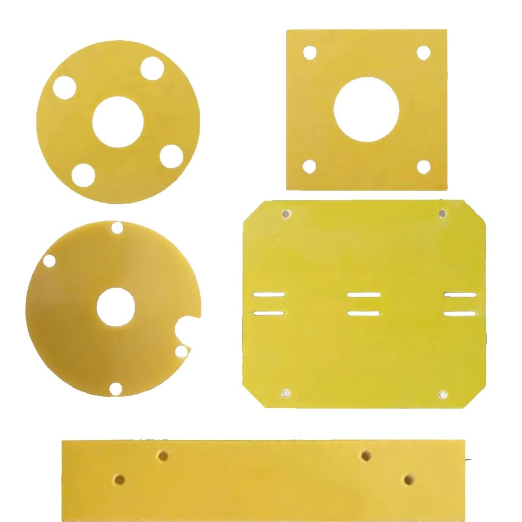 Płyty pleksi 3240 Arkusz z włókna szklanego Płyta epoksydowa Odporna na wysokie temperatury Grubość 0,5-10 mm DIY Płyta izolacyjna)(20x20cmx5mm(1pcs))