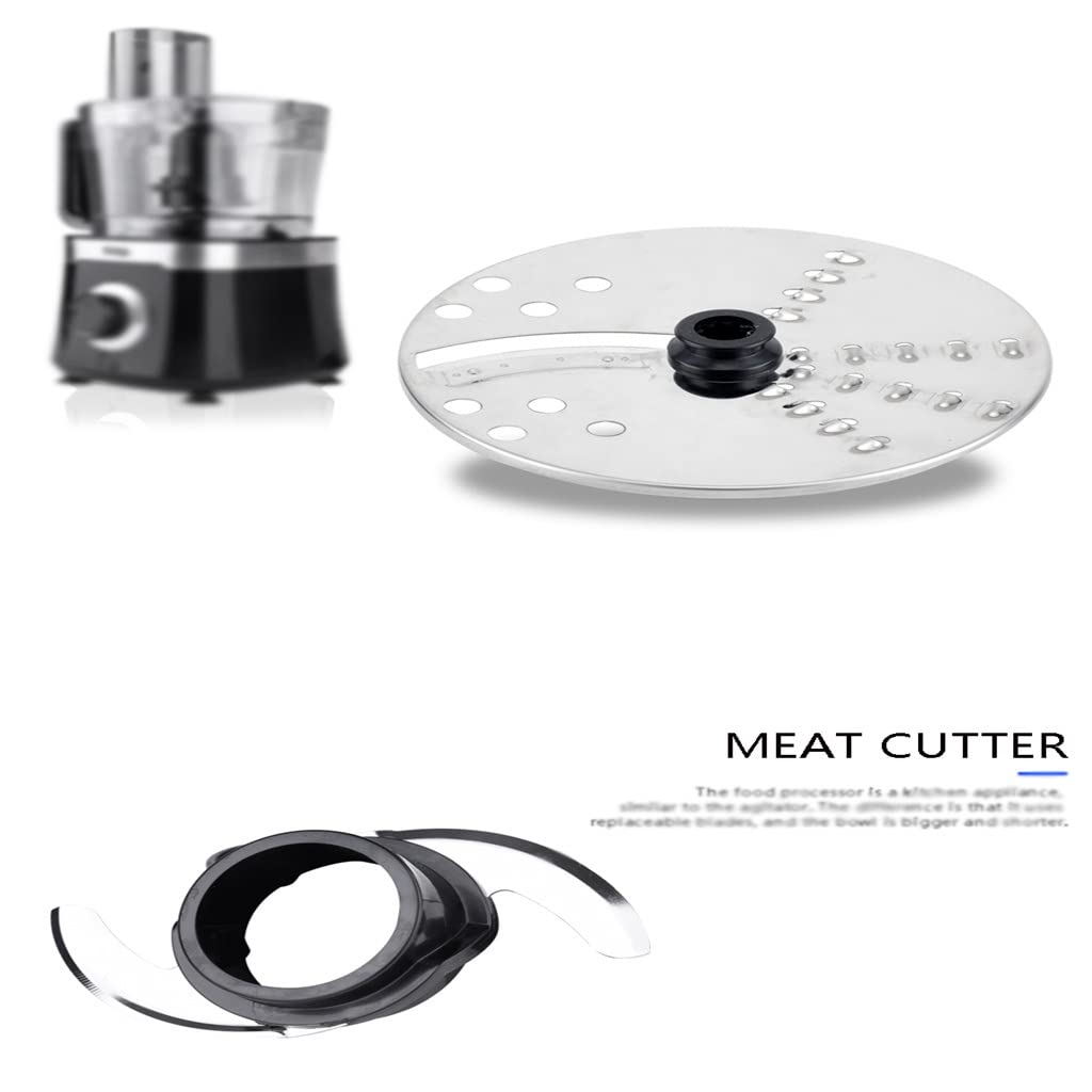 Procesador de Alimentos 2 en 1, Hoja SS de 800W, picadora eléctrica Multifuncional for Cocina doméstica, picadora de Carne