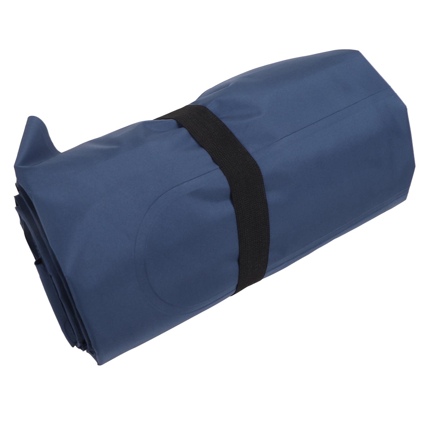 Tapis de camping gonflable double en nylon bleu ergonomique