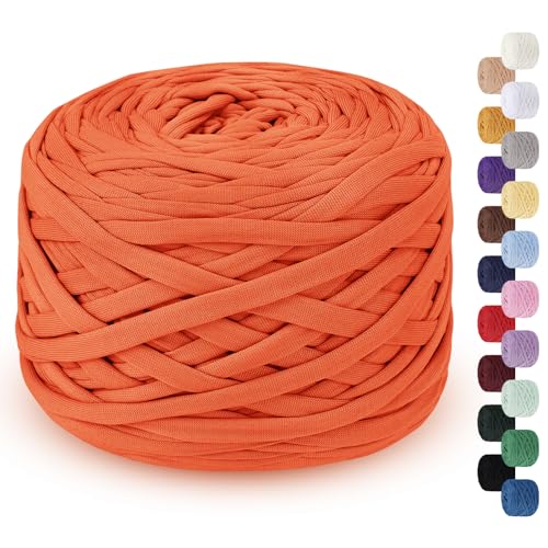 LEREATI Trapillo para Crochet 285g / 100m Hilo Para Tejer a Crochet Hilo Macrame, Cinta Hilo...